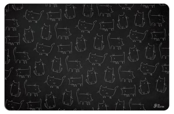 Ferribiella CATS BLACKBOARD MAT 43X28CM - Zue For Pet Supplies Co.