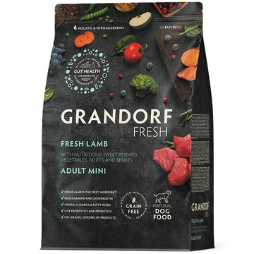 Grandorf Dog - Fresh Salmon - Adult Mini Breeds - 1 Kg-جراندورف للكلاب – سلمون طازج – للكلاب البالغة من السلالات الصغيرة – 1 كجم