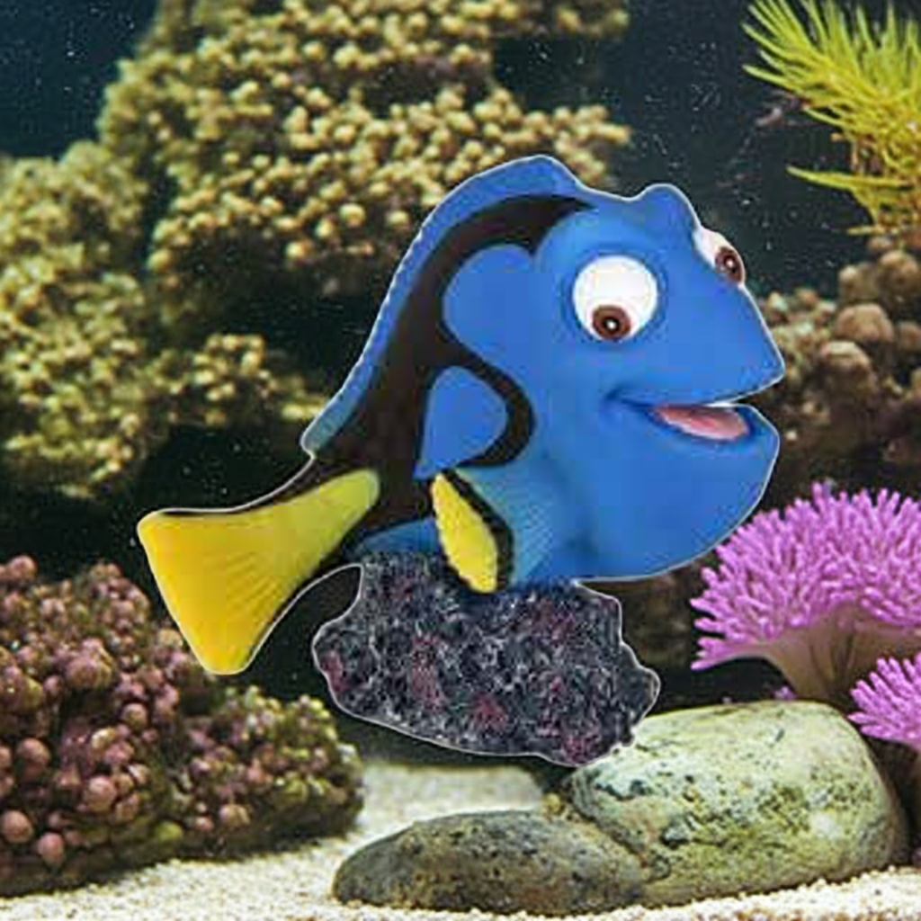 Ad Leto Surgeonfish 9X7X9cm - اكسسوارات الأسماك - Zue For Pet Supplies Co.