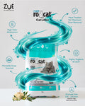 RoCat Marseille soap cat litter 5L in teal packaging, designed for odor control and easy cleaning for cats.