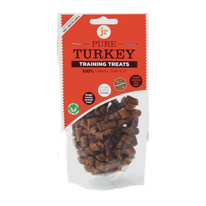 SVK Pure Turkey Training Treats in 85g package, soft and flavorful dog treats for training and rewards