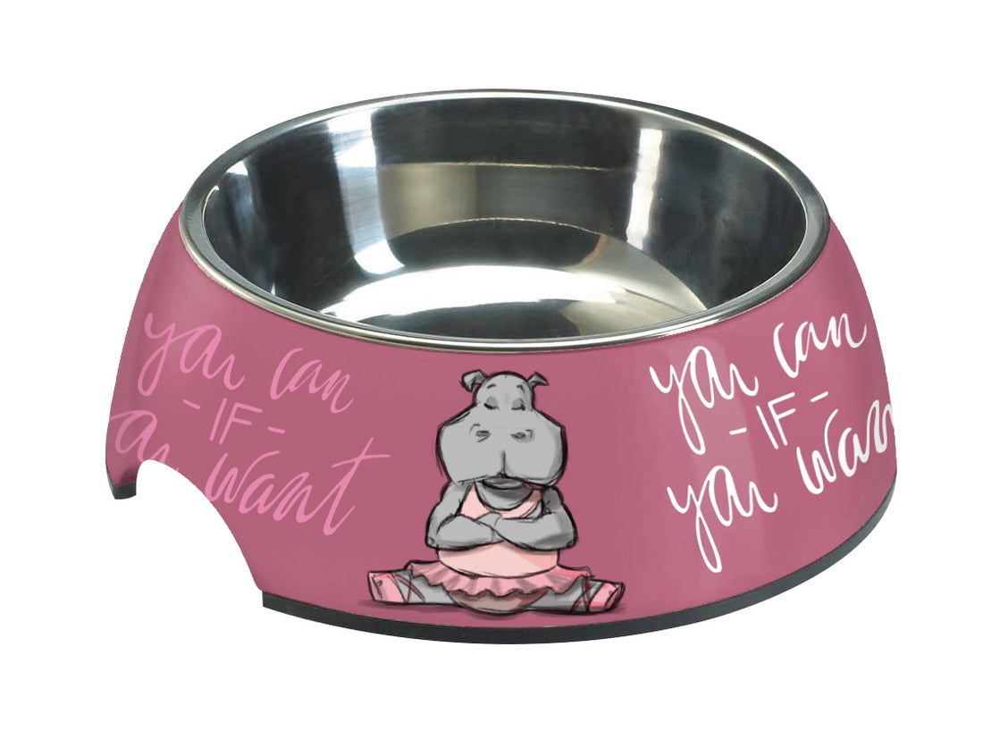 Croci Bowl Melamine Hippo - 1600ML - وعاء كروسي ميلامين هيبو - 1600 مل - اكسسوارات الحيوانات الأليفة - Zue For Pet Supplies Co.