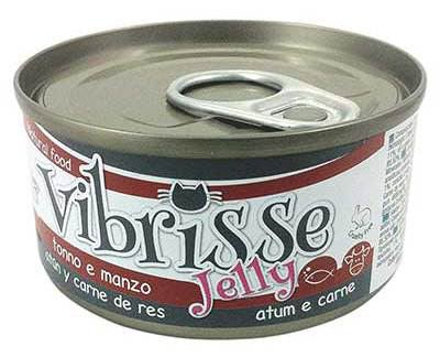 Croci Vibrisse Jelly Tuna W/Beef Cat - 70g - كروسي فيبريس جيلي التونة مع لحم البقر - 70 جم - طعام رطب للقطط - Zue For Pet Supplies Co.