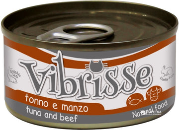 Croci Vibrisse Tuna W/Beef Cat - 70g - تونة كروسي فيبريس مع لحم البقر - 70 جم - طعام رطب للقطط - Zue For Pet Supplies Co.