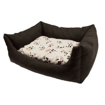 Croci Pet Bed Fantasia - 60x45 cm - سرير للحيوانات الأليفة من كروسي فانتازيا بقرة - 60x45 سم - اكسسوارات الكلاب - Zue For Pet Supplies Co.