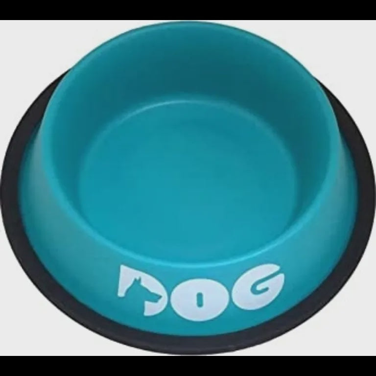 Croci Steel Bowl New Color Peacock - 190 ml - وعاء ستيل من كروسي لون جديد طاووس - 190 مل - اكسسوارات الكلاب - Zue For Pet Supplies Co.