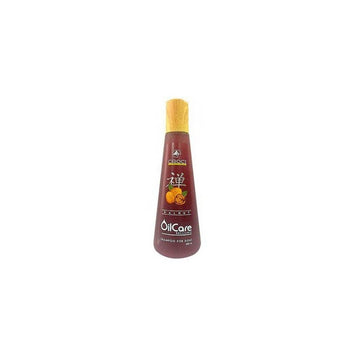 Croci Oilcare Brilliance shampoo bottle, part of Croci's hygiene and care line, designed for nourishing hair with oil-based formula.
