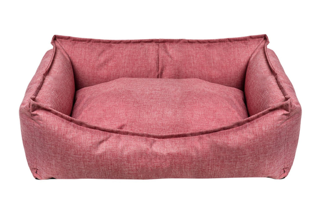 Farm Company Capri Sofa Bed with Removable Cover Burgundy - 95x75x28 cm L - مستلزمات الحيوانات الأليفة - Zue For Pet Supplies Co.