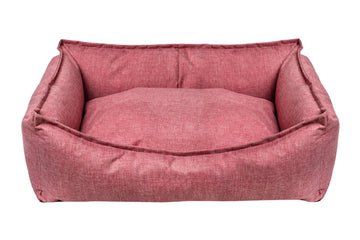 Farm Company Capri Sofa Bed with Removable Cover Burgundy - 95x75x28 cm L - مستلزمات الحيوانات الأليفة - Zue For Pet Supplies Co.