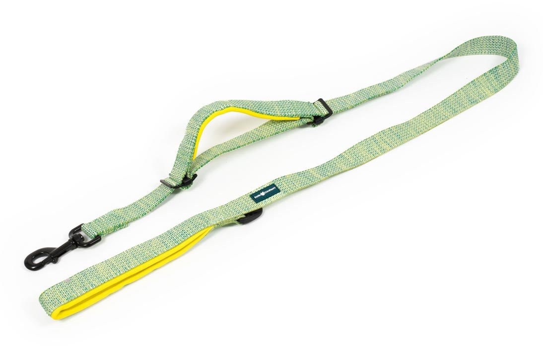 Farm Company Floating control leash Nylon Deluxe Lime Green - 25mmx121cm - رباط تحكم للكلاب - Zue For Pet Supplies Co.