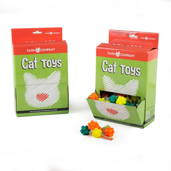 Farm Company Mixed gummy balls in box - 3 cm / 60 pieces per box - اكسسوارات الحيوانات الأليفة - Zue For Pet Supplies Co.