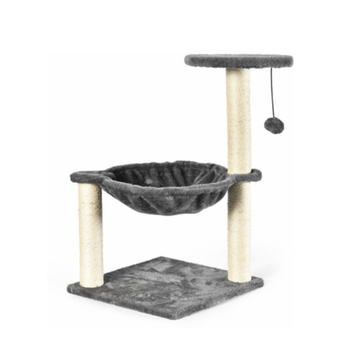 Farm Company Pioppo scratching tree for cats, 40x40x66 cm, durable pet accessory with sisal posts and cozy resting spots.