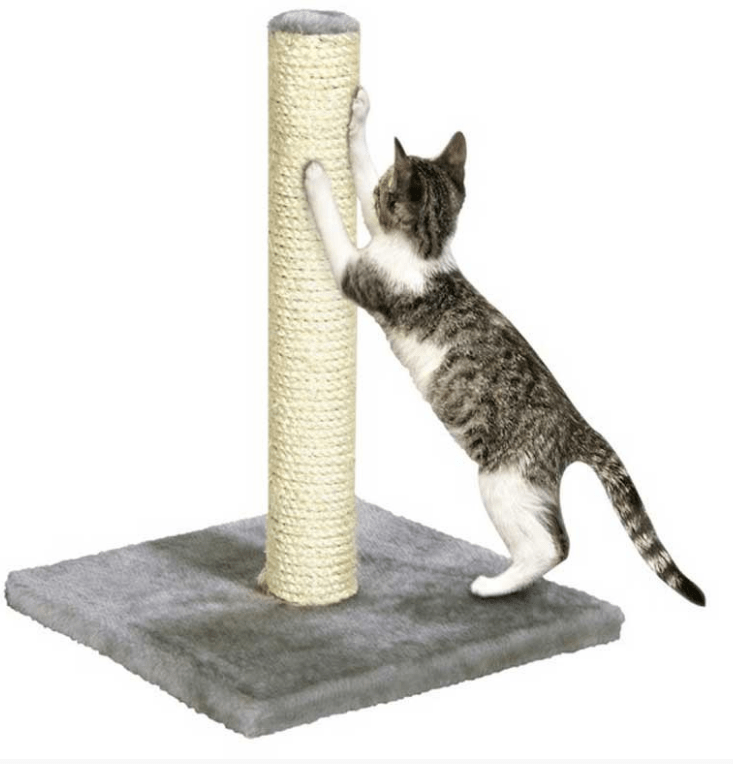 Farm Company sisal scratching post for cats, 38x38x60 cm, featuring a sturdy design for feline scratching and climbing.
