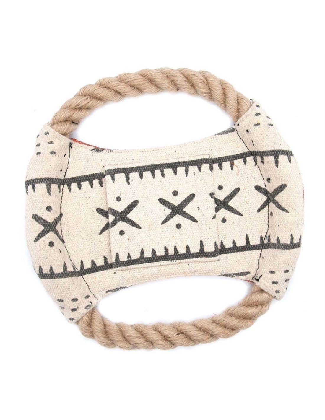 Farm Company Frisbee juta/cotone tasca portasnack - 24 cm - اكسسوارات الكلاب - Zue For Pet Supplies Co.