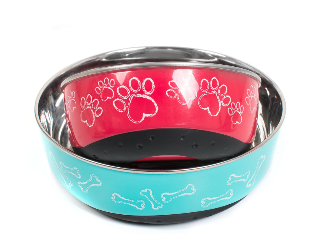 Farm Company Curvy antiskid bowl 2 assorted colours - L 1800 ml - مستلزمات الحيوانات الأليفة - Zue For Pet Supplies Co.