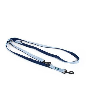 Blue Farm Company nylon padded training dog leash, 25mm x 220cm, durable and comfortable for walking and training pets.