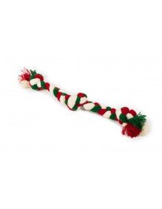 Farm Company FC Green recycled wool Made in Italy 3 knots dog toy - L/XL - ألعاب الكلاب - Zue For Pet Supplies Co.
