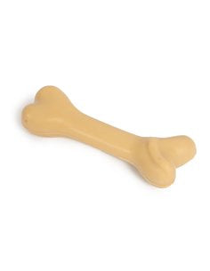 Farm Company green rubber dog toy bone, 15.5 cm, durable chew toy for dogs, suitable for play and training.