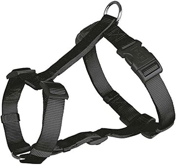 Farm Company Nylon harness H model Black - 20mmx50 71cm - مستلزمات الحيوانات الأليفة - Zue For Pet Supplies Co.