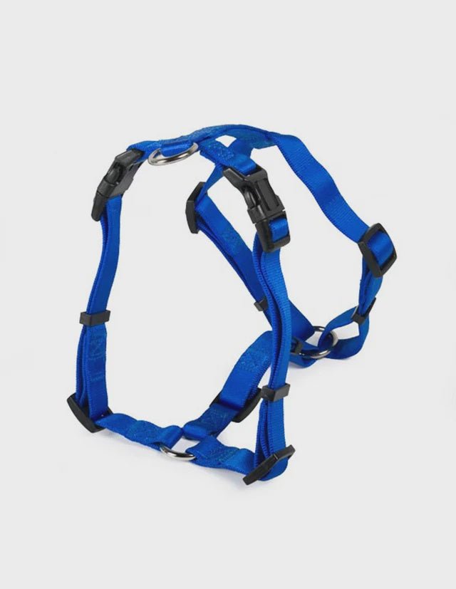 Farm Company Nylon harness H model Blue Navy - 10mmx20 35cm - مستلزمات الحيوانات الأليفة - Zue For Pet Supplies Co.