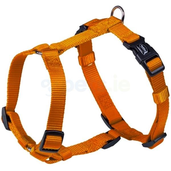 Farm Company Nylon harness H model Fluo Orange - 15mmx35 50cm - مستلزمات الحيوانات الأليفة - Zue For Pet Supplies Co.