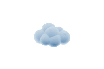 Set of 8 Ferribiella baby latex cloud accessories, 10x7x5cm, soft animal-themed decor for infants.