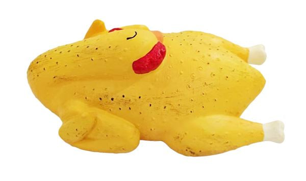Ferribiella COOKED LATEX CHICKENS PACK 4 PCS 19X11X10CM - Zue For Pet Supplies Co.