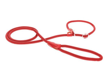 Ferribiella LEAD WITH ROUND ROPE COLLAR 10MMX183CM RED - Zue For Pet Supplies Co.