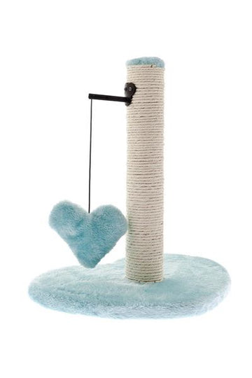Ferribiella heart-shaped cat scratching post, 40x30x42cm, cozy pet accessory with a comfortable scratching surface.