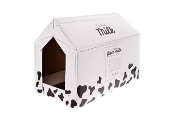 Ferribiella House Cart. Cat Tree Milk 25X50X35cm -  شجرة خداشة للقطط - Zue For Pet Supplies Co.