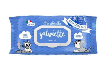 Ferribiella Dis. Wet Wipes Talc 80sheets - مستلزمات النظافة والعناية والرعاية - Zue For Pet Supplies Co.