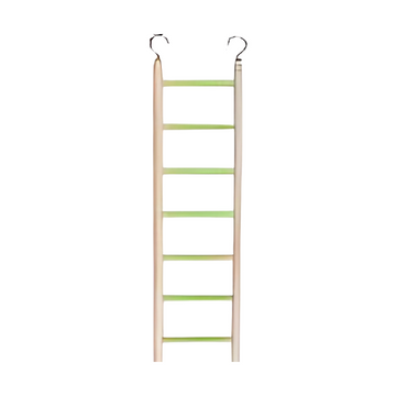 Wooden bird ladder from Flamingo, 8x28cm, 7mm thick, used as bird accessories in bird cages or habitats.