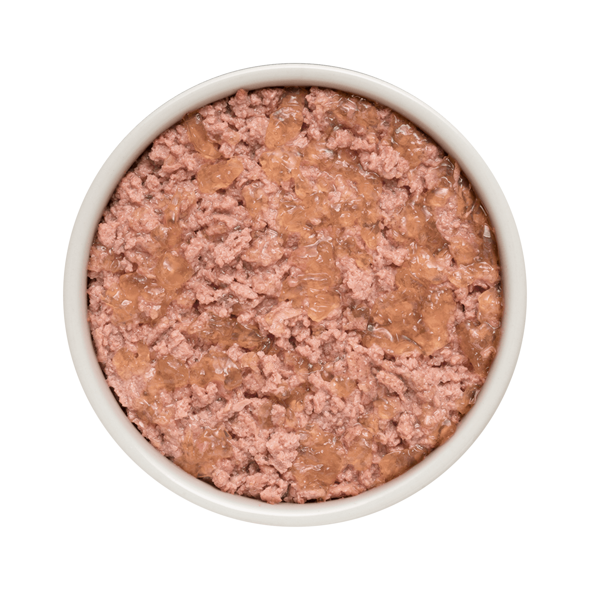 Canned Grandorf Duck & Turkey dog food for adult dogs, 400g, with image of the food in a bowl on a white background.