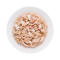 Grandorf cat food pack with six 70g servings of chicken breast and salmon in canned wet food for cats.