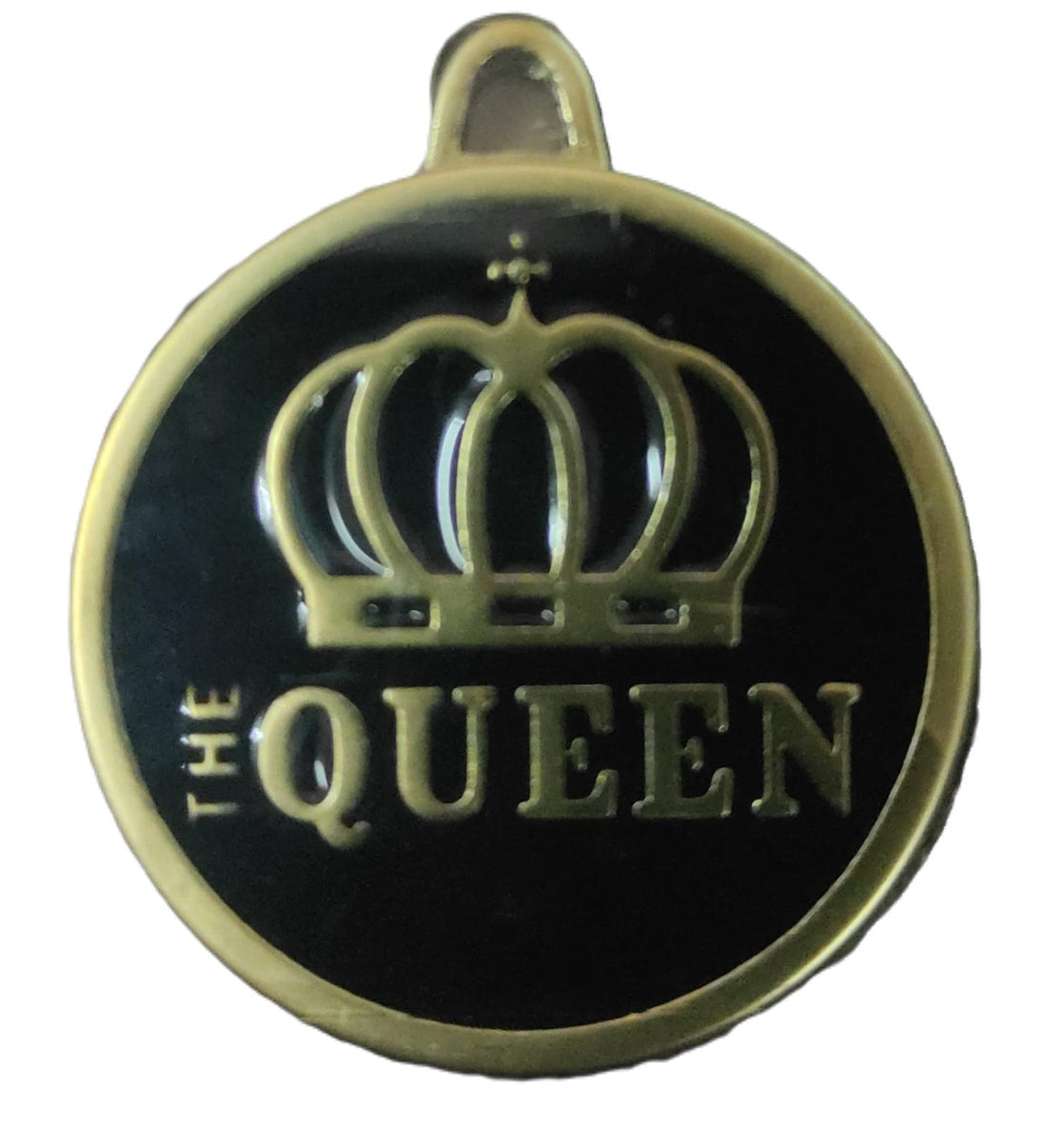 MyFamily CERCHIO L THE QUEEN CHARMS ORO SATINATO-Small - ميدالية التعريف - Zue For Pet Supplies Co.
