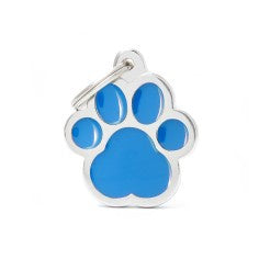 MyFamily Classic Light Blue Paw ID Tag - ميدالية التعريف - Zue For Pet Supplies Co.