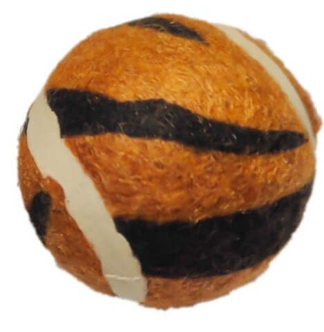 Refill Croci cat tennis ball toy, 3.8cm, for cats, made of durable material, designed for playful feline entertainment.