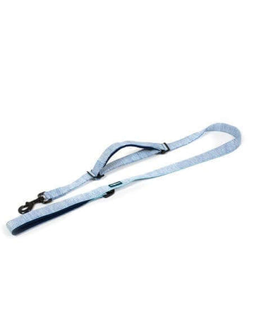 Farm Company Floating Control Leash Nylon Deluxe Silver 25mm x 12ft, durable pet accessories for secure walking and training.