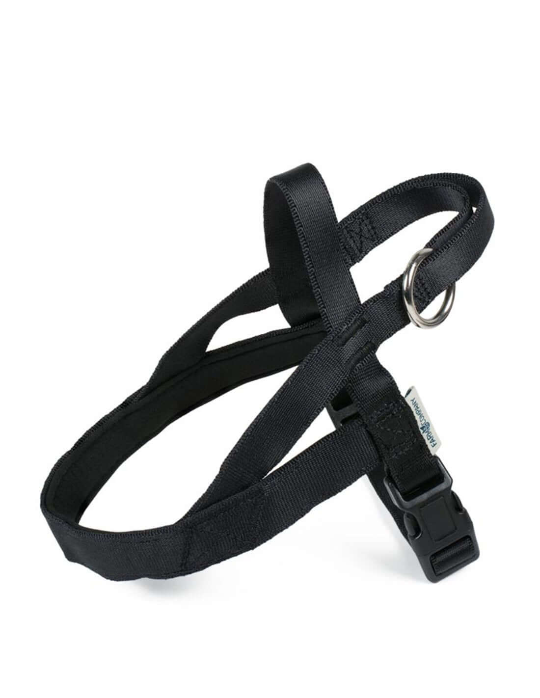 Farm Company Nylon Norwegian padded harness Black XL 25mmx46-76 - مستلزمات الحيوانات الأليفة - Zue For Pet Supplies Co.