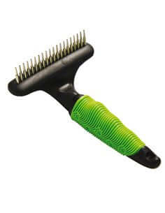 Farm Company 20 long pins dog rake with rubber soft grip - مستلزمات الحيوانات الأليفة - Zue For Pet Supplies Co.