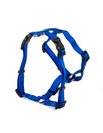 Blue Farm Company Nylon H Model harness for dogs and cats, 10mm wide, 20-35cm adjustable pet harness for animals.