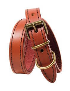 Luxury sewn leather collar 30mmx60cm - طوق الكلاب - Zue For Pet Supplies Co.