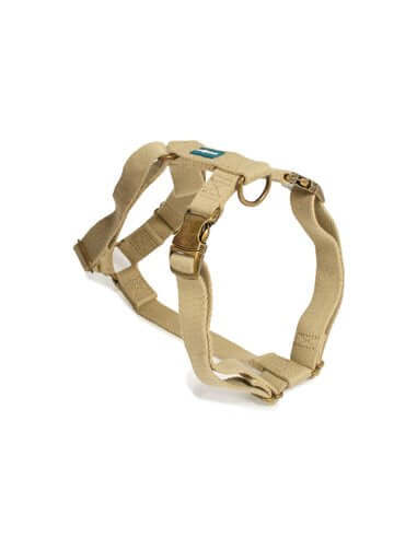 Farm Company Green Soybean Adjustable Harness  Taupe - 2x40 50cm - مجموعة رباط تحكم وصدرية للكلاب - Zue For Pet Supplies Co.