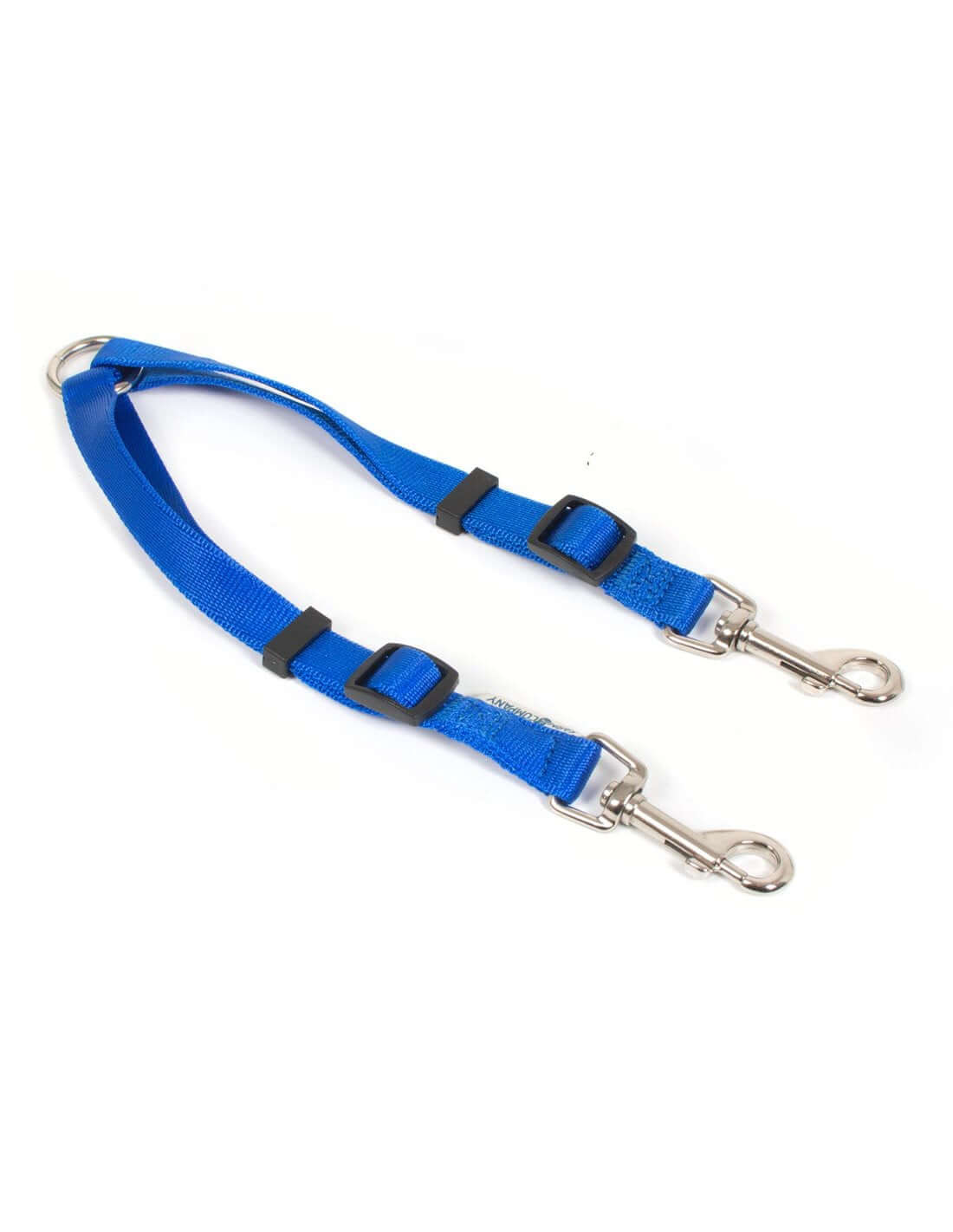 Blue Farm Company double ply nylon dog leash with handle, 25mm wide and 45cm long, designed for secure control.