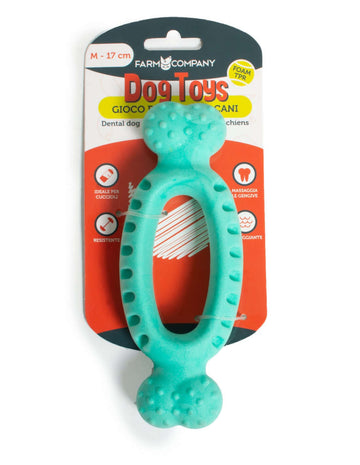 Farm Company foam TPR wish bone dog toy, 17cm, durable chew toy for dogs, ideal for play and dental health.