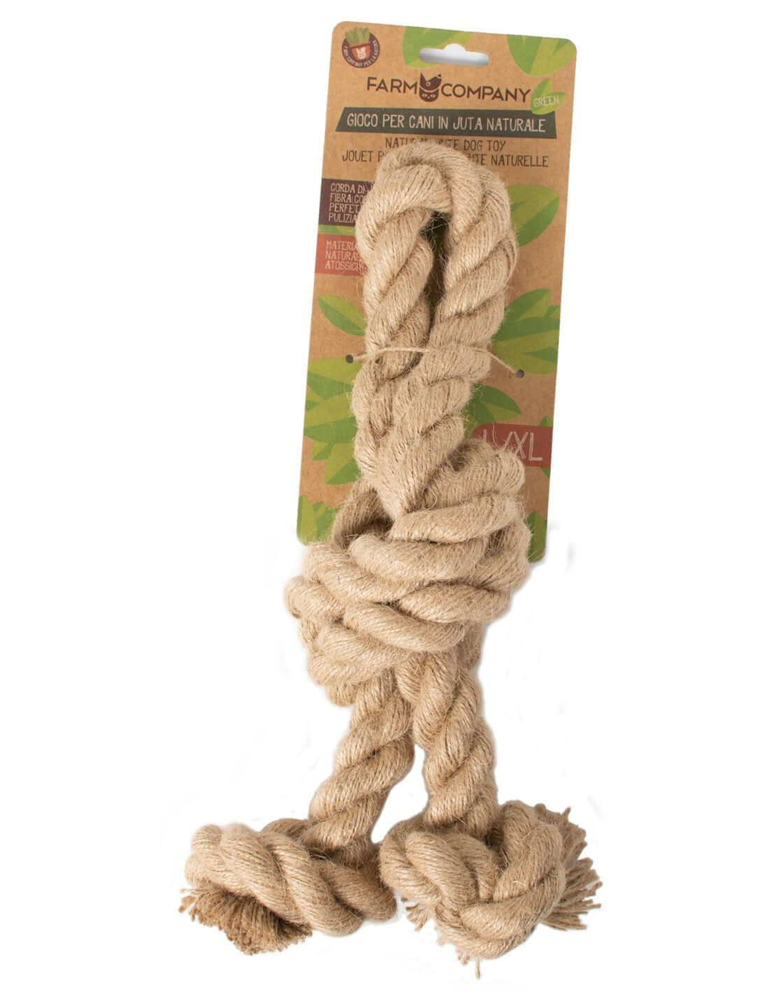 Farm Company Green Rope Training Ring - S/M - ألعاب الكلاب - Zue For Pet Supplies Co.