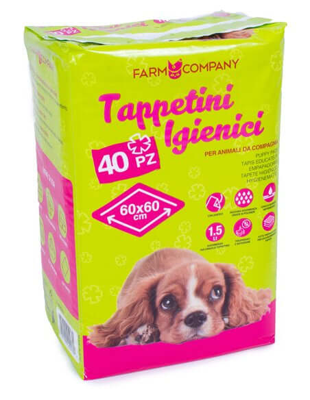 Farm Company Hygienic carpets - 60x60 40 pads - مستلزمات النظافة والعناية والرعاية - Zue For Pet Supplies Co.