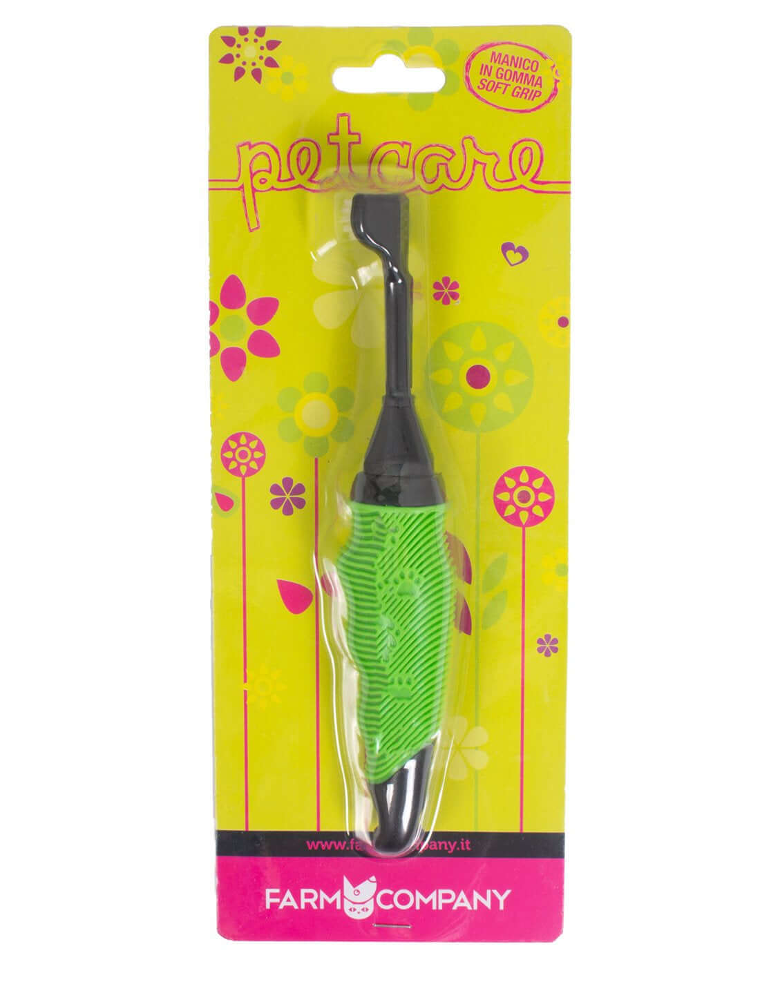 Farm Company Triple Sided Toothbrush with soft rubber grip, designed for effective oral hygiene and gentle cleaning.