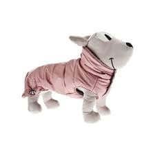 Pink Ferribiella Cristallo Down Jacket for small pets, 33cm, stylish and cozy pet apparel for comfort and warmth.