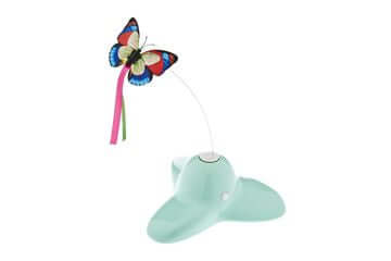 Ferribiella Spiteful Butterfly cat toy with colorful butterfly design, measuring 18x20x8cm, for feline entertainment and play.